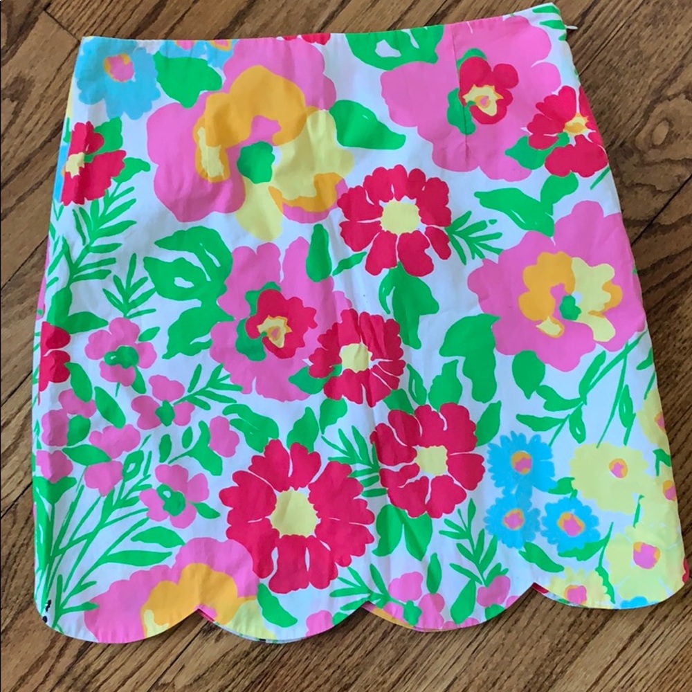 Lilly Pulitzer floral skirt